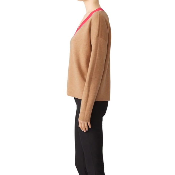 TORY BURCH camel/ pink sweater - Picture 5 of 5